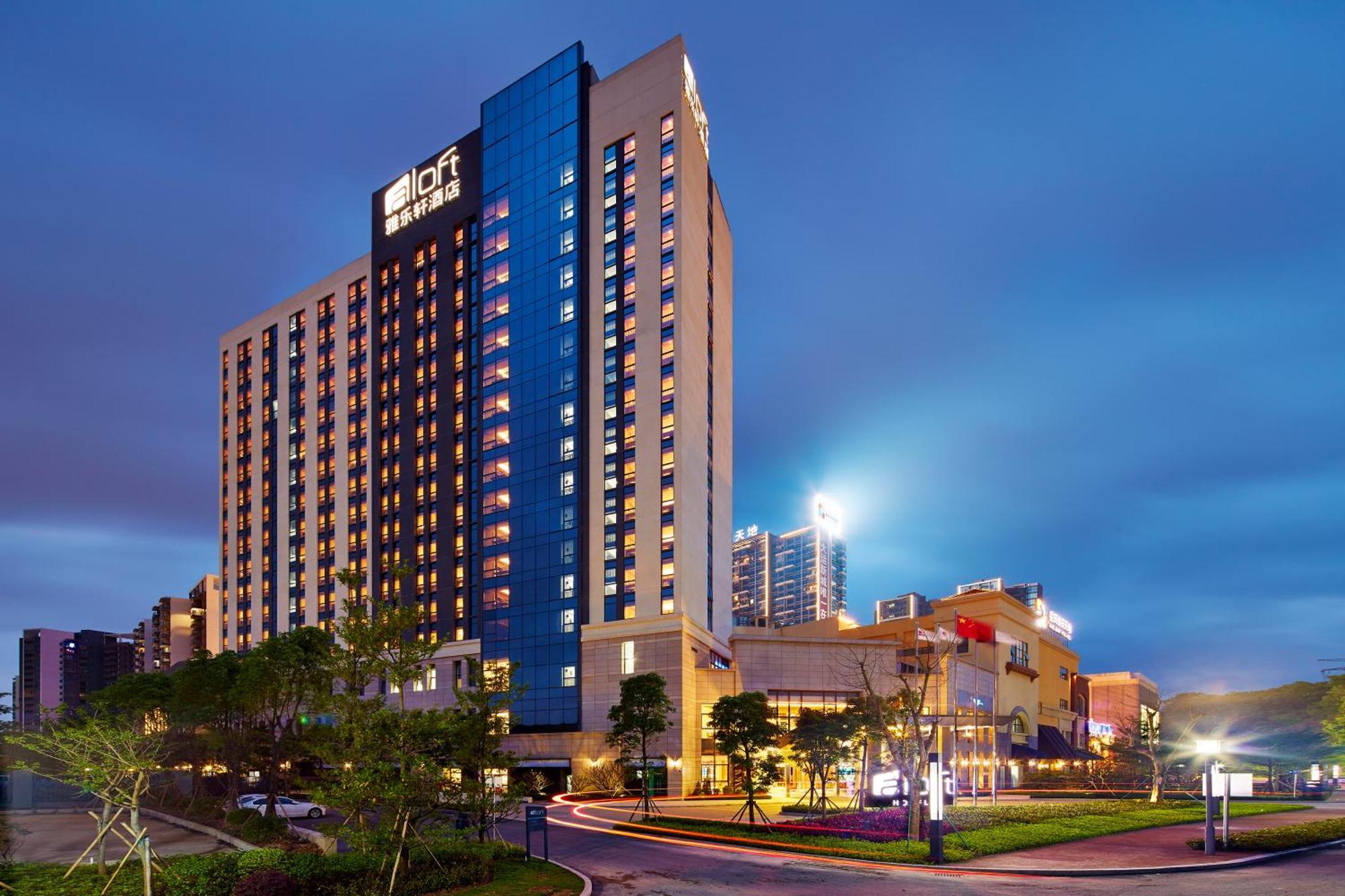 Aloft Dynamic Town Shenzhen Exterior foto